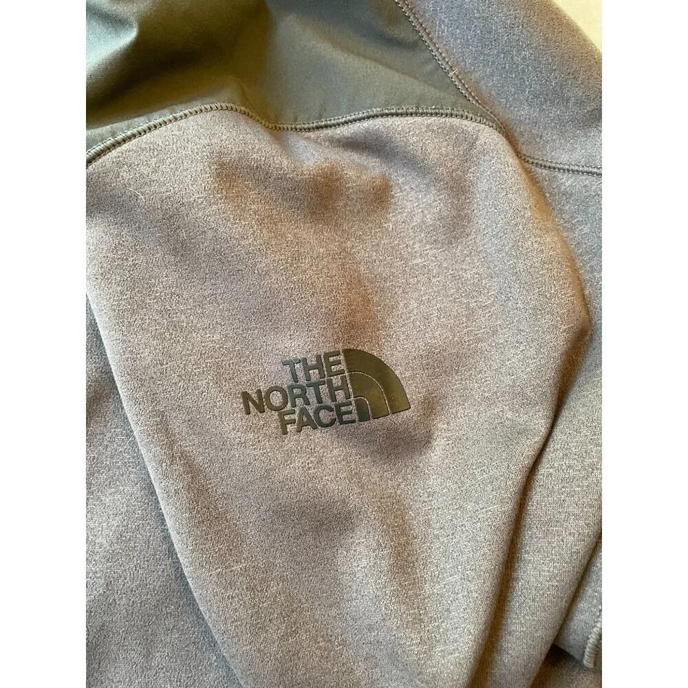 The North Face Men's Gray 1/4 Zip Pullover Fleece Jacket Size Large